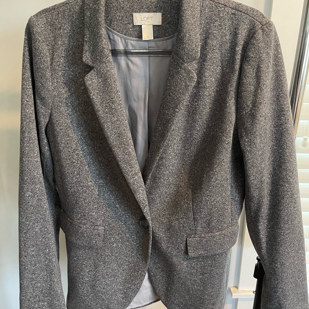 LOFT Charcoal Gray Women's Blazer
